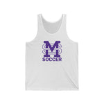MSM Soccer (Purple Logo) - Unisex Jersey Tank
