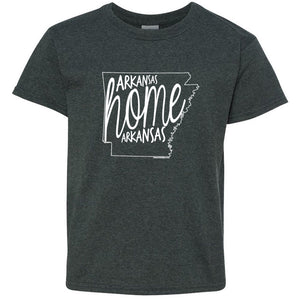 Arkansas Home - Heavy Cotton Youth T-Shirt
