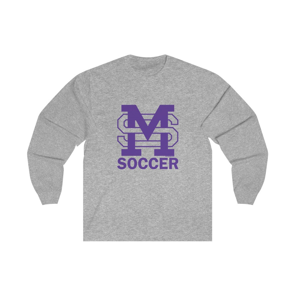 MSM Soccer (Purple Logo) - Unisex Long Sleeve Tee