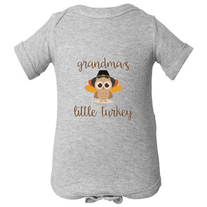 Grandma's Little Turkey - Infant Fine Jersey Bodysuit
