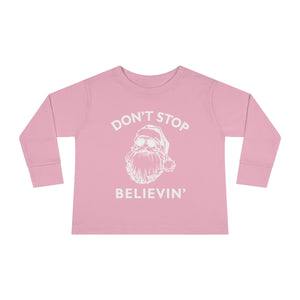 Don't Stop Toddler Long Sleeve Tee