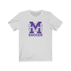 MSM Soccer (Purple Logo) - Unisex Jersey Short Sleeve Tee