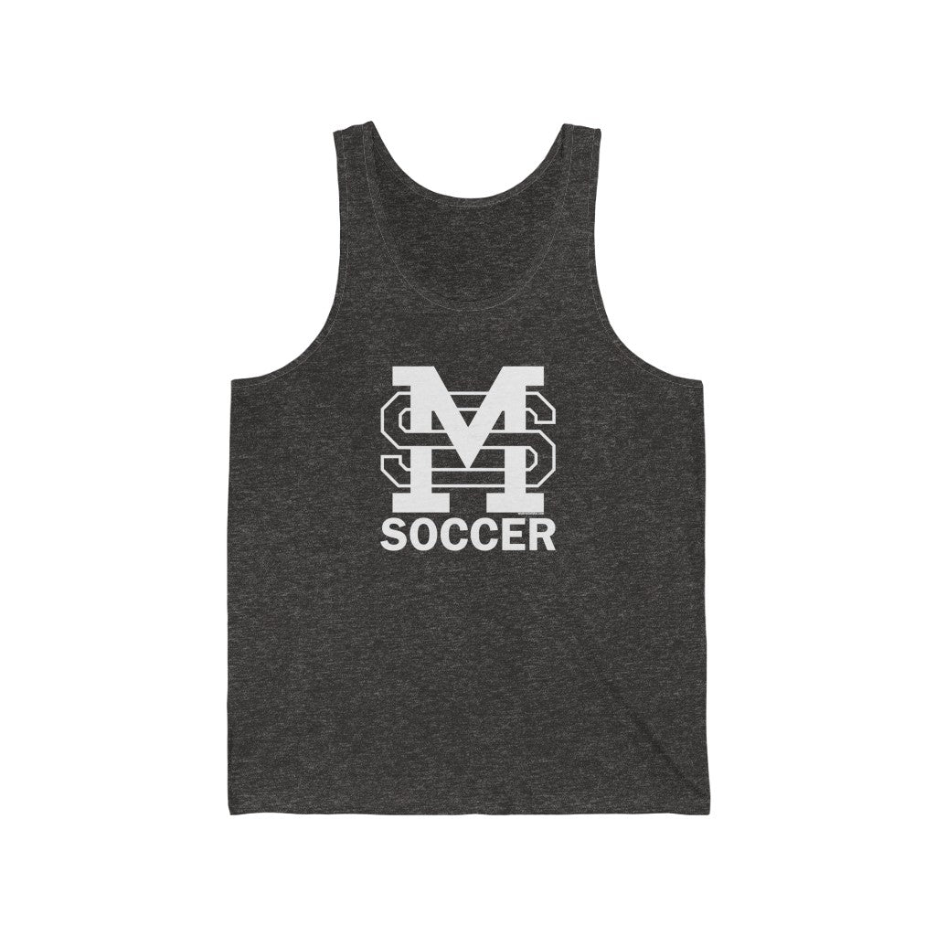 MSM Soccer (White Logo) - Unisex Jersey Tank