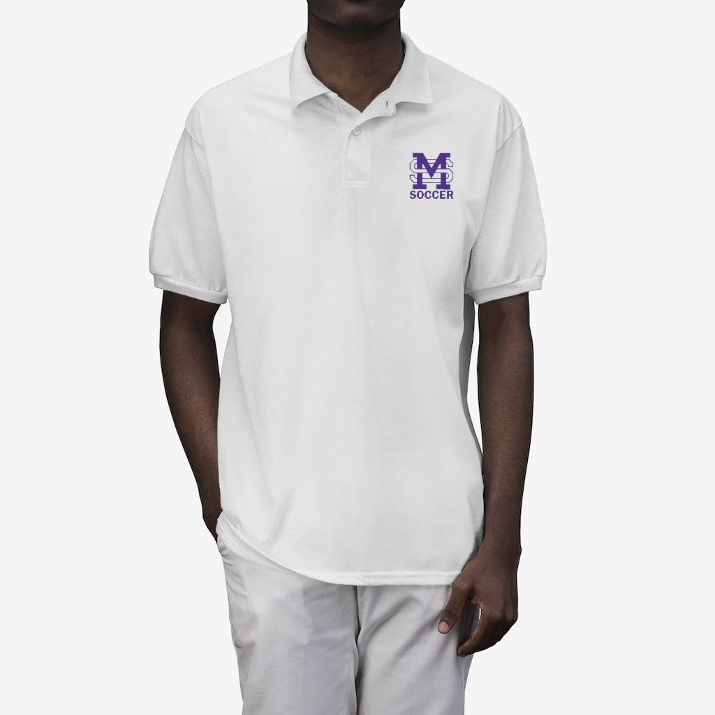 MSM Soccer (Purple Logo) - Men's Polo Shirt