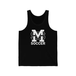 MSM Soccer (White Logo) - Unisex Jersey Tank